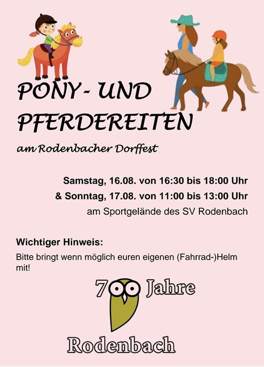 Ponyreiten